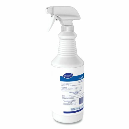 Diversey Cleaners & Detergents, 32 oz. Bottle, Lemon, Colorless, 12 PK 4743